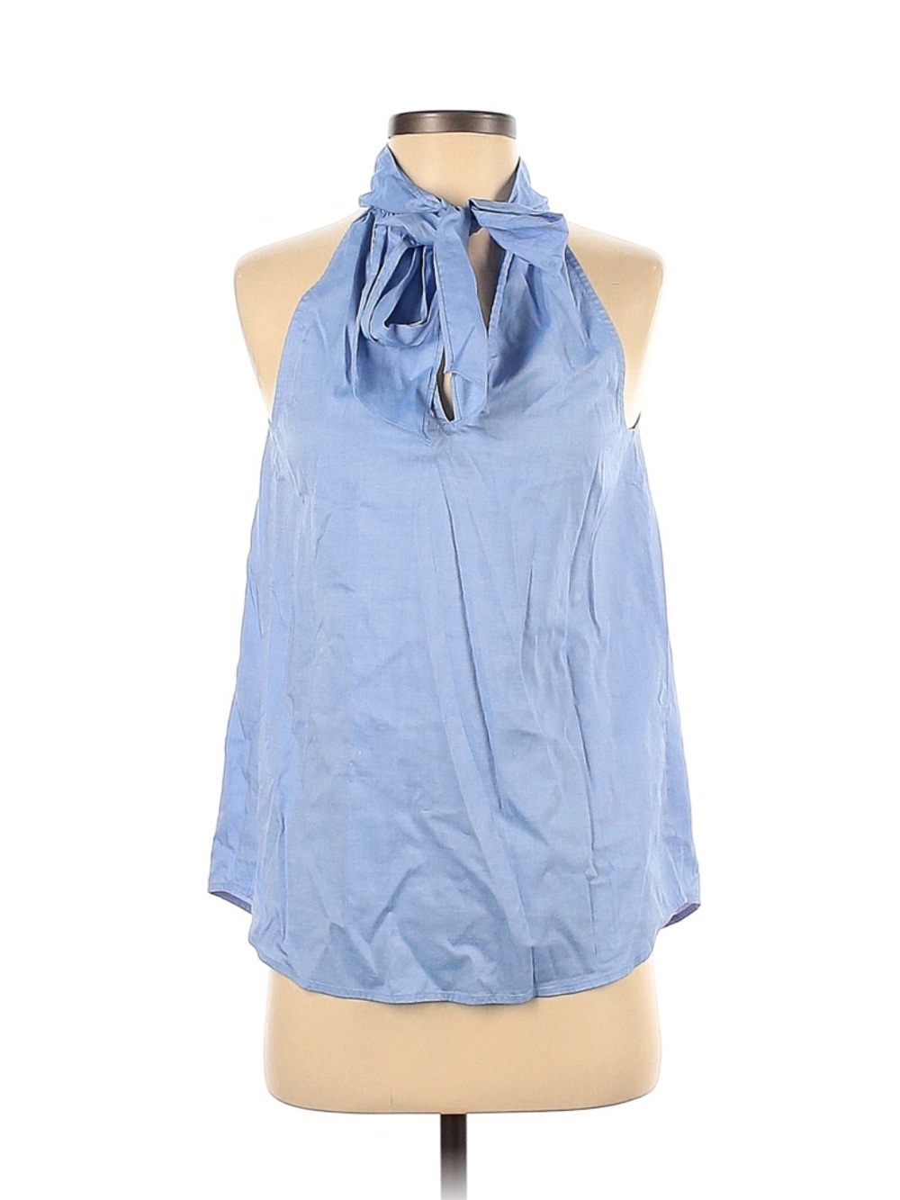 J. Crew Powder Blue Halter Tie-Neck Camisole